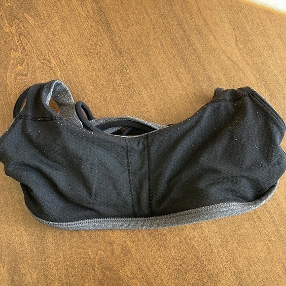 Sz2 Lululemon Free to Be Wild bra in heathered black/black VGUC - Picture 8 of 8
